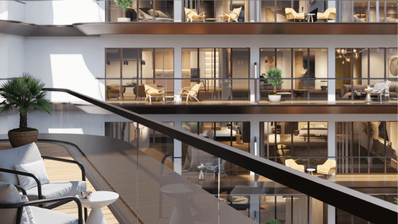 
Studio apartment in Samana Hills South Dubai for sale with modern layout